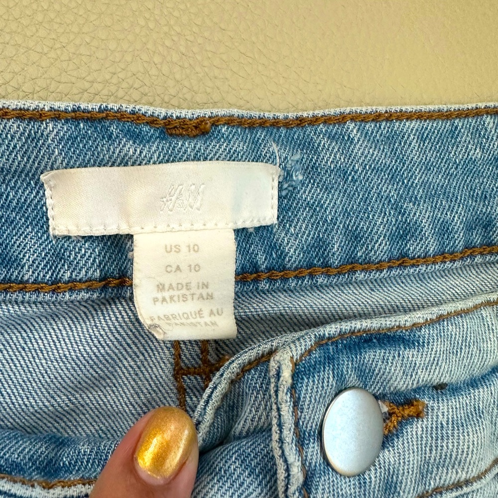 H&M jeans, high waist, comfy size 10